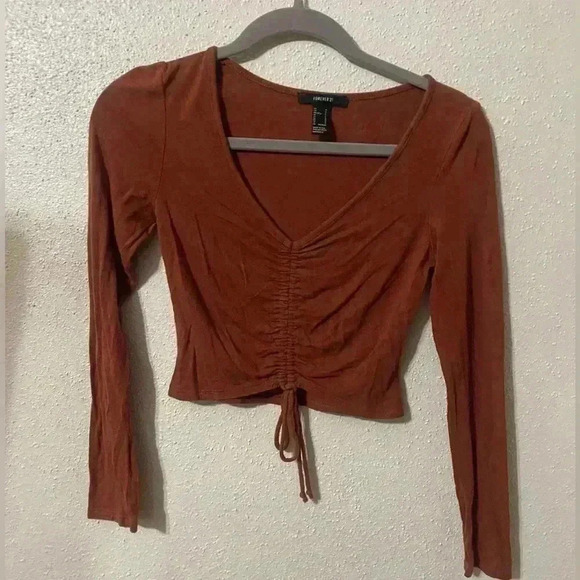 Forever 21 Lot of 3 Size S Cropped Shirts - Picture 9 of 11